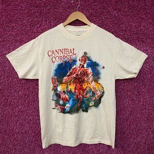 Cannibal Corpse Eaten Back to Life Death Metal Band T-Shirt Medium